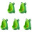 5 x Fun Pot Children Frog-Shaped Urinal (Green) 1