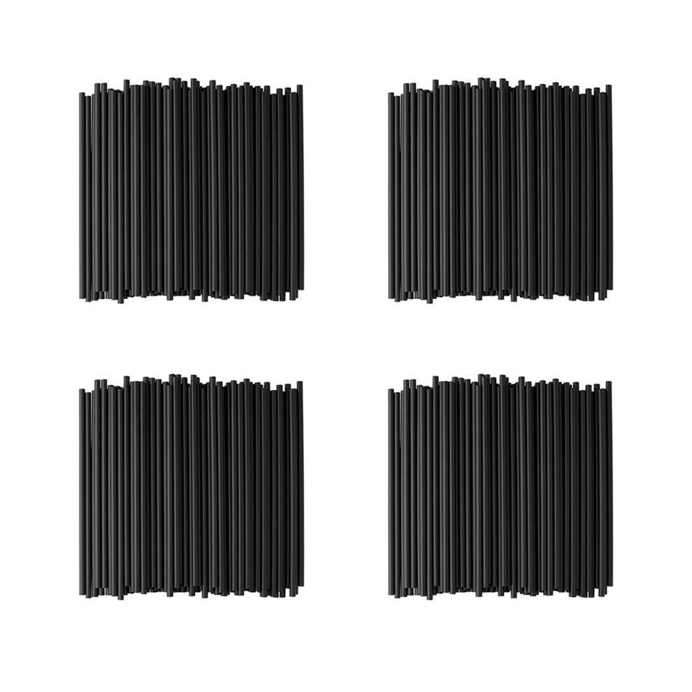 Typecat Black 2000Pcs 10.3 Inches Bulk Disposable Drinking Straws, For Birthday Wedding Decorative Party Event Drinking Straws