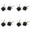 8Pcs Luminous Quartz Clock Spindle Movement Mechanism Repair Tool Kit 1