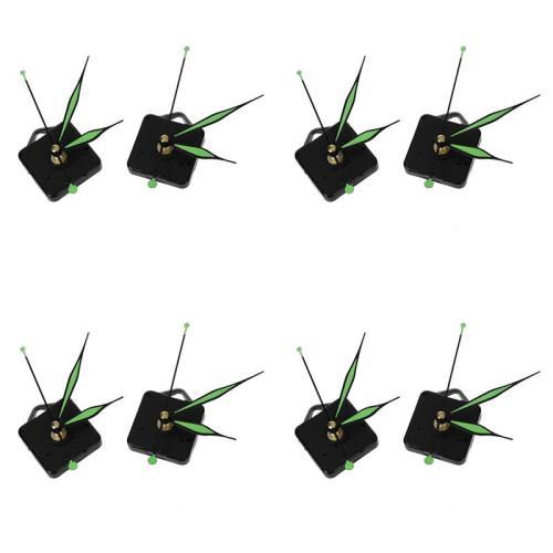 8Pcs Luminous Quartz Clock Spindle Movement Mechanism Repair Tool Kit