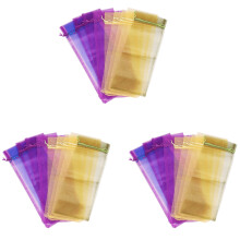 30 x Sheer Organza Wine Bottle Gift Bags for Present Weddings Party