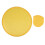5X Foldable Round Fan-Yellow 2