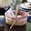 2X Wicker Basket Gift Baskets Empty Oval Willow Woven Picnic Basket with Handle Wedding Basket Small 6