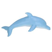 Lifelike Dolphin Model Toy – 37cm Soft Rubber Simulation Animal for Kids 3+