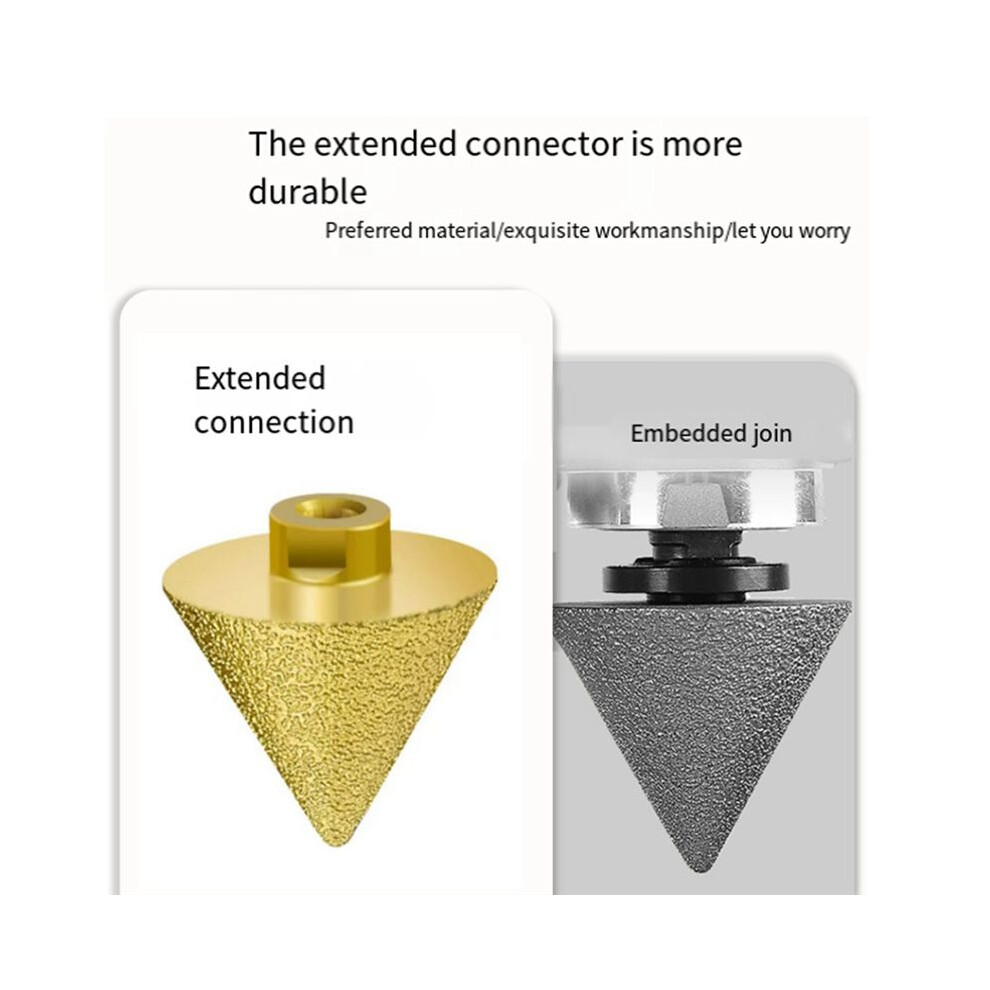 M14 Diamond Chamfer Bits Dia 38Mm Milling Tile Cutter Marble Concrete Hole Saw 4711343811227