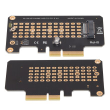 NVMe M.2 zu PCIe 3.0 Riser Card 32Gbps Schwarz X4 Erweiterung für Win OS X Linux