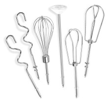 Hand Mixer Beaters for Stainless Steel Left and Right Turbo Style Beaters,Wire Egg Whisk,Liquid Blending Rod