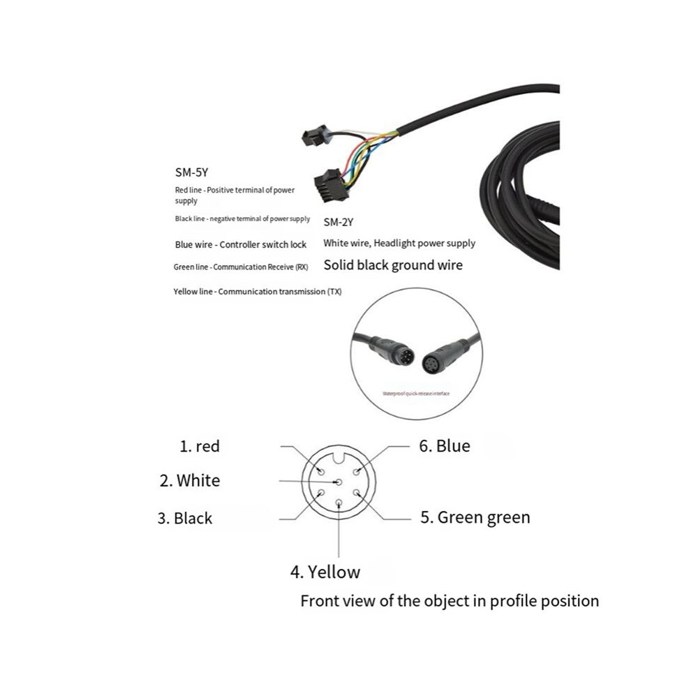 Nfc Inductive Mountain Bike Lcd Meter Sw900 Electric Bicycle Six-Core Waterproof Speed Control Display 4762167159293