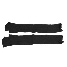 45cm Cut-Resistant Arm Guards Level 5 for Gardening, Woodworking, Food Safety Black