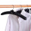 Cabides Acolchoados de Cetim Grandes de 15 Polegadas, Cabides de Seda para Roupas de Vestido de Noiva, Casacos, Ternos, Blusa (Preto, Pacote de 30) 4