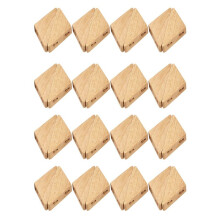32Pcs Natural Wood Clothes Hanger Wall Mounted Coat Hook Key Holder Hat Scarf Handbag Storage Hanger Bathroom Rack