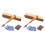2X Bread Bakers Cutter Slashing Tool Dough Making  Wood Handle Bakeware for Bread Bakeware Kitchen with 10X Blades 1
