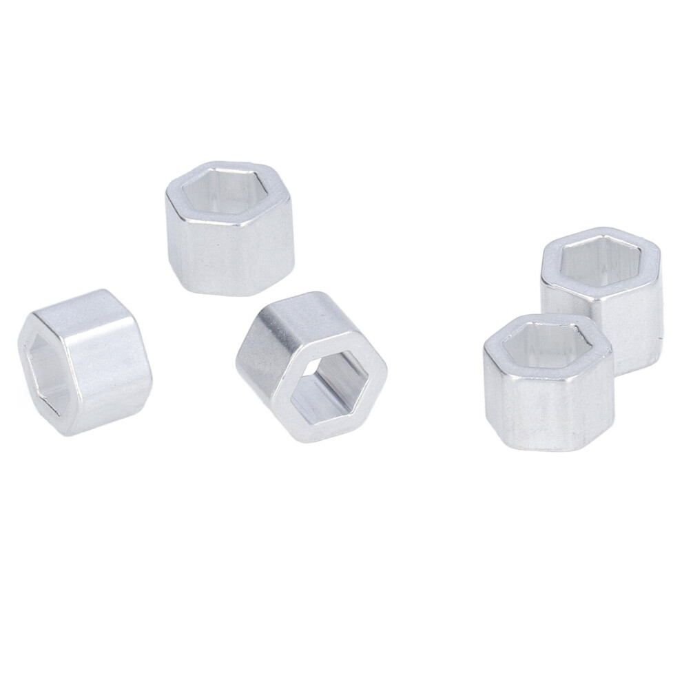 12Pcs Aluminum Hex Hole Spacer 8Mm Inner Diameter Corrosion Resistant Gasket 3781390431762
