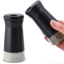 Pepper Shakers with Adjustable pour Holes Elegant Stainless Steel Salt and Pepper Dispenser Perfect for Sea Salts 8Pcs