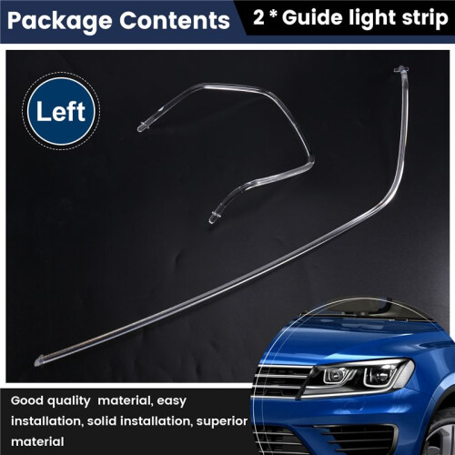 Car Daytime Running Light Guide Strip Headlights Light Strips for   2016-2018 Headlights Accessories Left 2