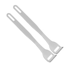 Teeth Scraper and Tongue Cleaner Set Stainless Steel Dual Cleaning Tool for Adults and Kids