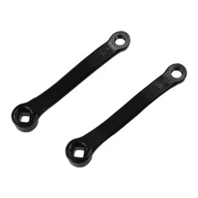 4pcs 152mm Exercise Bike Crank Left and Right Gym Fitness Bike Accessories Indoor Cycling Bike Parts