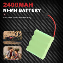 4.8V 2400MAh Ni-MH Groupe de Batterie RC Jouet éLectrique éClairage AA 4,8 V 2400 Batterie pour RC Jouets