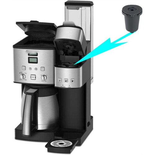 2pcs for SS-RFC HomeBarista Reusable Filters Cup, Compatible with for  Single Serve Coffee Makers 1
