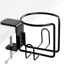 2X Clip- Table Cup Holder Metal Cup Holder Drink Cup Holder, Can Drinks Holder, Table Cup Holder, Clip- Cup Holder