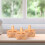 36Pcs Wood Chip  Baskets Manual Woven Baskets Ornaments Candy Storage Box 5