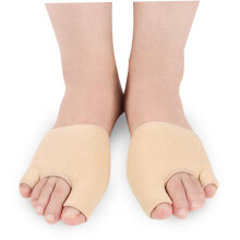 Thickened Bunion Protector Sleeves Hallux Sock with Cushion Apricot Color for Comfortable Daily Wear