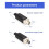 2X UHF Wireless Microphone System Wireless Transmitter Receiver XLR Mic Converter Adapter for Condenser Dynamic Mic 10