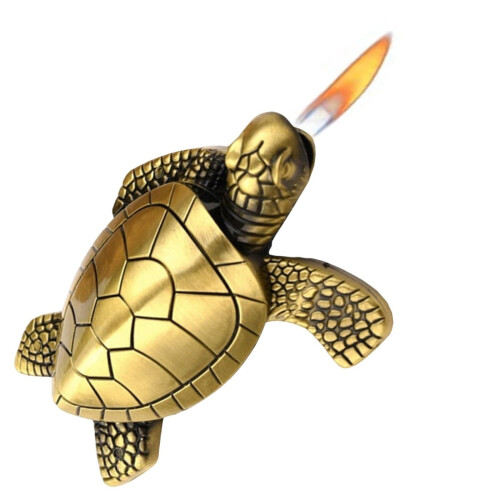 Butane Soft Flame Lighter, Creative Desktop Design, Refillable Gift for Boyfriend Girlfriend
