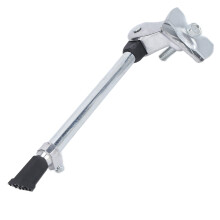 Bike Kickstand Adjustable Aluminum Alloy Center Mount for 2427 Inch Mountain and Road Bikes Silver