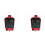 2X 10KM Electric Fence Livestock High Voltage Pulse Controller Alarm Waterproof LCD Voltage Display(EU Plug) 1