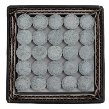 50Pcs Leather Pool Cue Tips 11mm with Storage Box Billiard Accessories