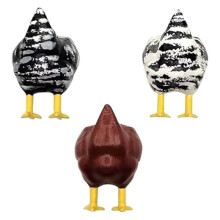 Chicken Butt Refrigerator Magnet Resin Decoration, Magnetic Decorative Chicken Butt Refrigerator Magnet Resin Ornament