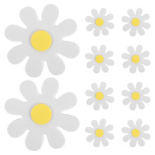 10St Eva Witte Bloem Auto Antenne Versiering Buitenaccessoires