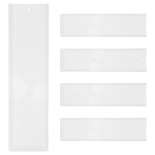5St Transparante Plastic Speelgoedauto Wandrek Organizer Beschermhoes