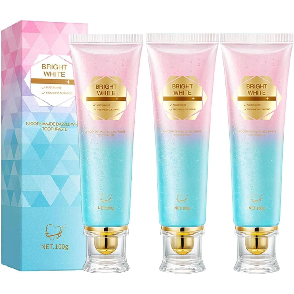 Teeth Whitening Toothpaste Set 3 Pack for Fresh Breath  and Protect Healthy Teeth