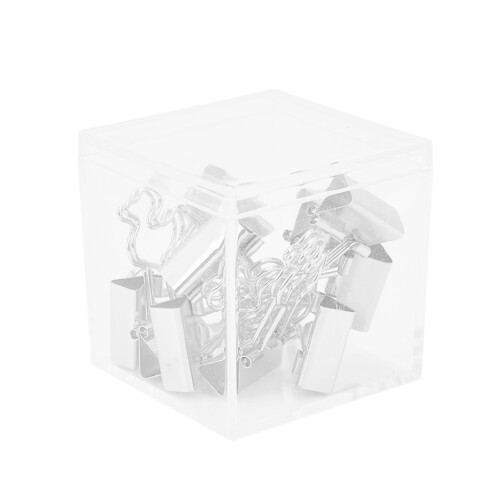 20Pcs Durable Iron Paper Clips - Strong Clamp, Small Duck Design, Silver 2