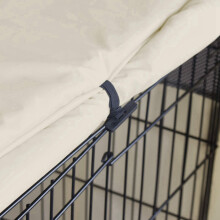 2X Copertura per Cassa per Cani Copertura per Canile per Animali Domestici Nel Tessuto Oxford Misura Universale per Cassa per Cani da 36 Pollici