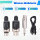2X New UHF Wireless Mic Adapter XLR Transmitter & Receiver Converter Wireless Mic Rechargeable for Live Interview/Studio 5