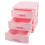 4X Plastic Drawer Designed 3 Compartment Jewelry Storage Box 4