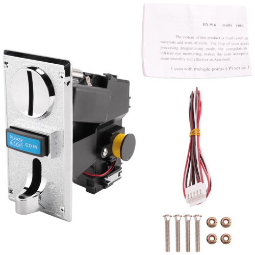 6X Multi Coin Acceptor Selector for Mechanism Vending Machine Mech Arcade Game 1