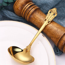 5X 304 Rvs Soeplepel Koken Tool Keuken Accessoires Gold Scoop Servies Vergulde Soep Opscheplepel