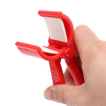 3X Marchandise AU Detail Signe Carte Etiquette de Prix Support D'Affichage Clamp Clip Rouge