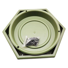 2 in 1 Outdoor Bird Feeders and Hanging Bird Bath Green Tray for Hummingbirds Garden Use