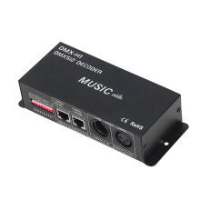 4-Kanal DMX 512 LED-Dimmer-Controller 12V-24V, 16,4 cm