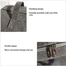 2X Hat Box Organizer Round Travel Hat Boxes Foldable Hat Storage Bag with Dustproof Lid Large Hat Storage Box A