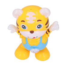 Niedliches Cartoon-Tiger-Tanzroboterspielzeug, 19,5 cm, Sicher & Umweltfreundlich