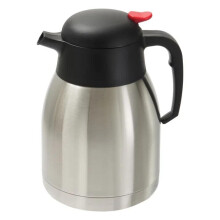 Stainless Steel Coffee Carafe 1.5L Thermal Insulated Server Keeps Drinks Hot Longer