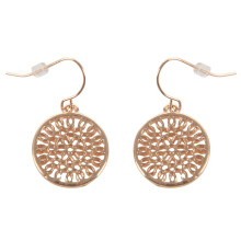 Minimalist Golden Round Dangle Earrings Women'S Fashion Party Anniversary Earrings Jewelry
