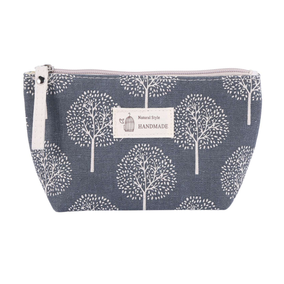 Women Plaid Travel Cosmetic Bag Makeup Bags Handbag Female Zipper Purse Small Make  Bags Travel Beauty Organizer Pouch Wishing Tree