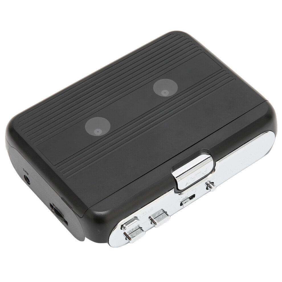 Auto Reverse Bluetooth Cassette Player Ton007b With Stereo Finish Black 3621390435288
